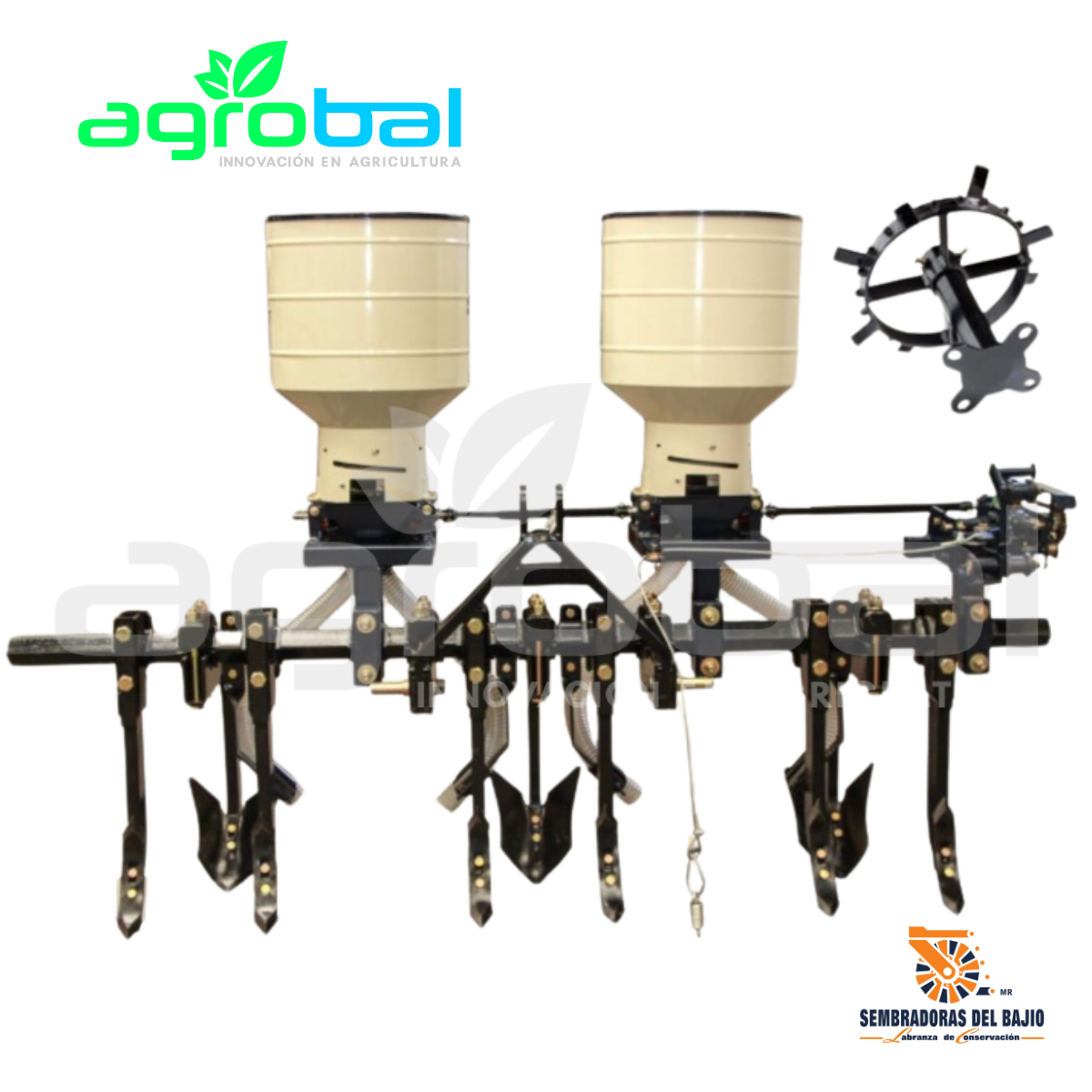 Sembradora Agricola Neumatica De 2 Surcos - Sembradoras Del Bajío - Agrobal