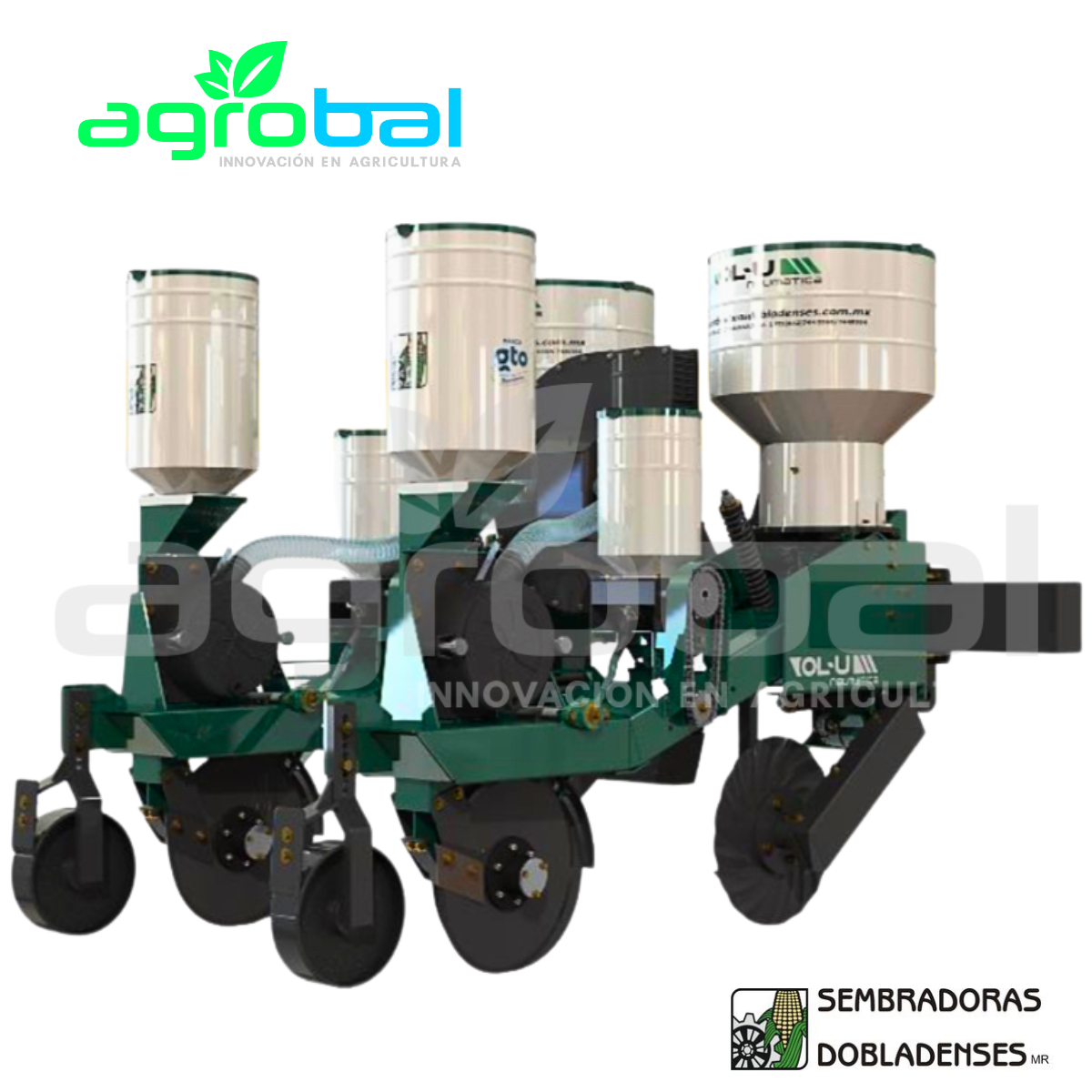 Sembradora Agricola Tradicional De 2 Surcos - Sembradoras Dobladenses